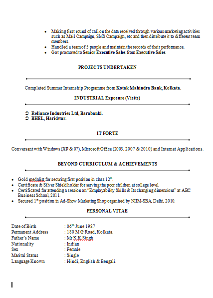 Sample resume career objective finance graduate